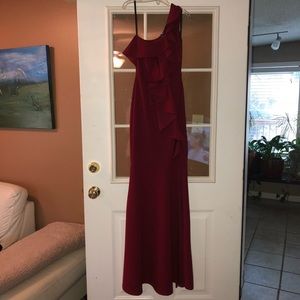 Burgundy Evening Gown from Windsor